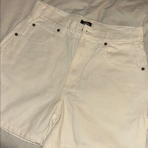 Dickies Off-White Denim Shorts